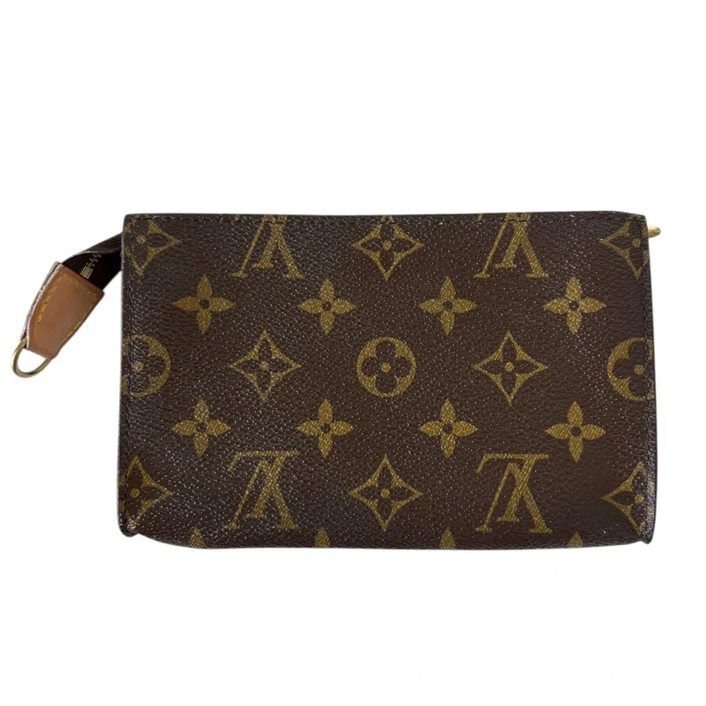 Louis Vuitton Monogram Canvas Brown and Gold Pouch